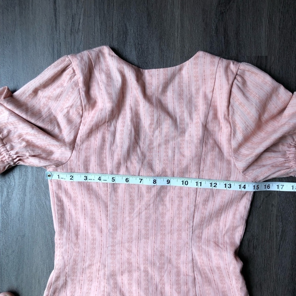 Tularosa Penny Mini Dress Size XS Pink Embroidered Tassels Boho Coquette Girlie - Picture 6 of 11